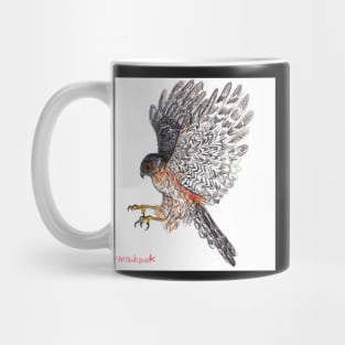 Sparrowhawk drawing Mug
